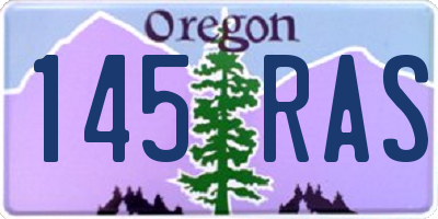 OR license plate 145RAS