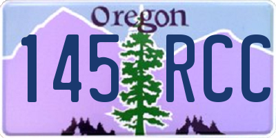 OR license plate 145RCC