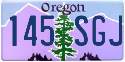 OR license plate 145SGJ