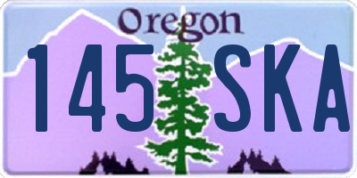OR license plate 145SKA