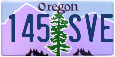 OR license plate 145SVE