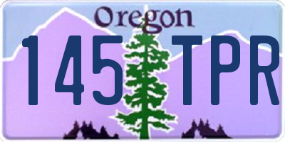 OR license plate 145TPR