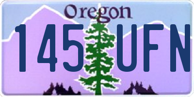 OR license plate 145UFN