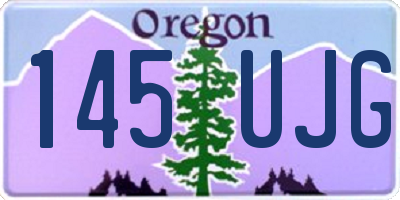 OR license plate 145UJG