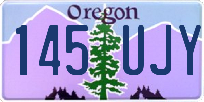 OR license plate 145UJY