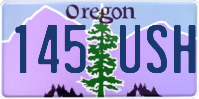 OR license plate 145USH