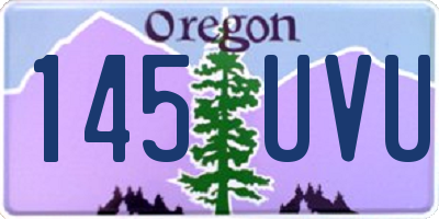 OR license plate 145UVU