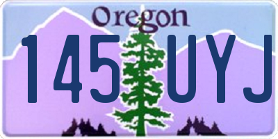 OR license plate 145UYJ