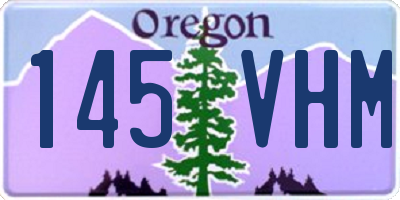 OR license plate 145VHM