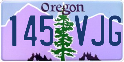 OR license plate 145VJG