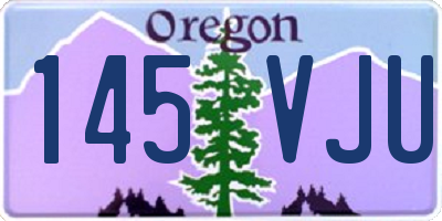OR license plate 145VJU