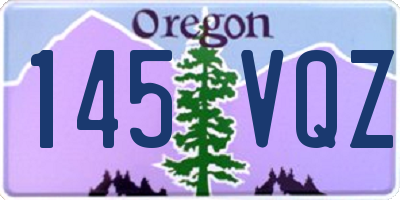 OR license plate 145VQZ
