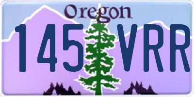 OR license plate 145VRR