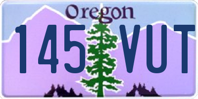 OR license plate 145VUT