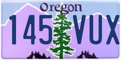 OR license plate 145VUX