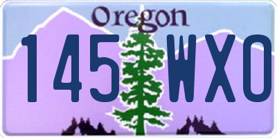 OR license plate 145WXO