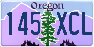 OR license plate 145XCL