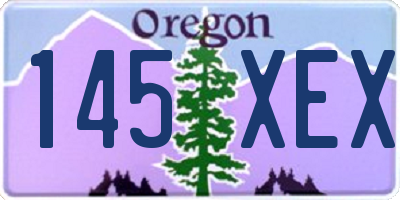 OR license plate 145XEX
