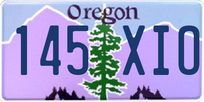OR license plate 145XIO