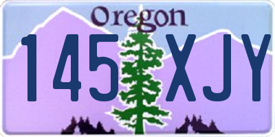 OR license plate 145XJY