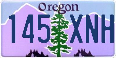 OR license plate 145XNH