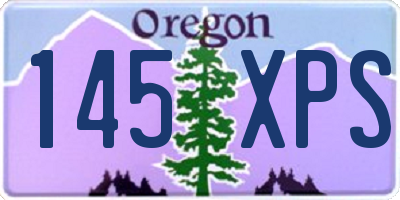 OR license plate 145XPS
