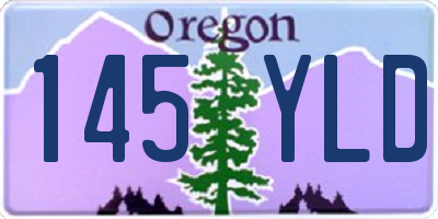 OR license plate 145YLD