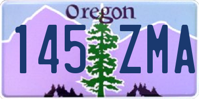 OR license plate 145ZMA