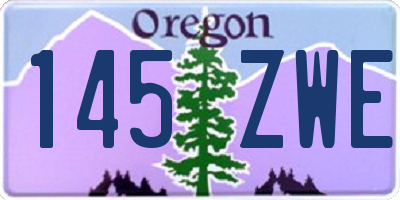 OR license plate 145ZWE