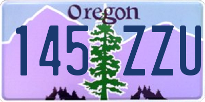 OR license plate 145ZZU