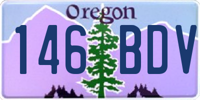 OR license plate 146BDV