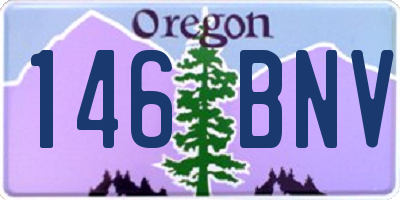 OR license plate 146BNV