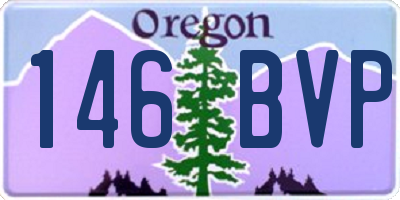 OR license plate 146BVP