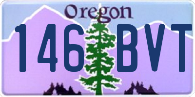 OR license plate 146BVT