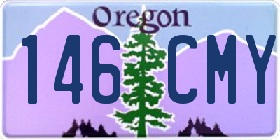 OR license plate 146CMY