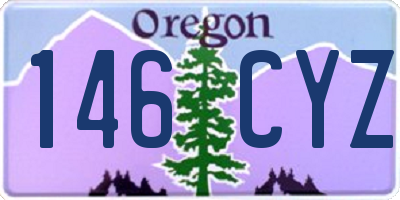 OR license plate 146CYZ