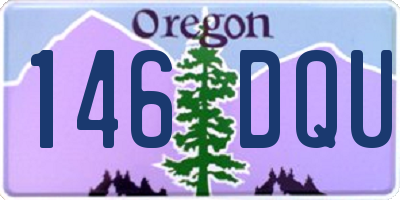 OR license plate 146DQU