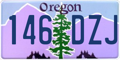 OR license plate 146DZJ