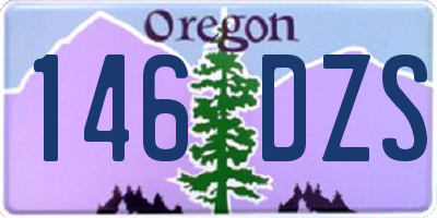 OR license plate 146DZS