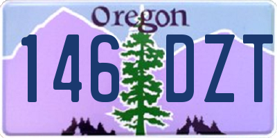 OR license plate 146DZT