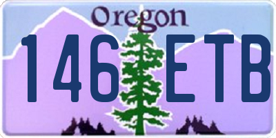 OR license plate 146ETB