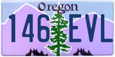 OR license plate 146EVL