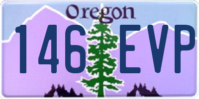 OR license plate 146EVP