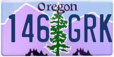 OR license plate 146GRK