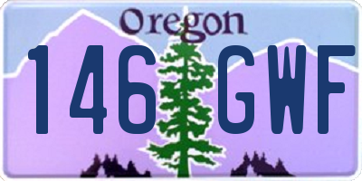 OR license plate 146GWF