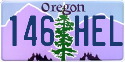 OR license plate 146HEL