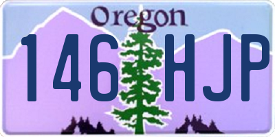 OR license plate 146HJP