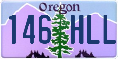OR license plate 146HLL