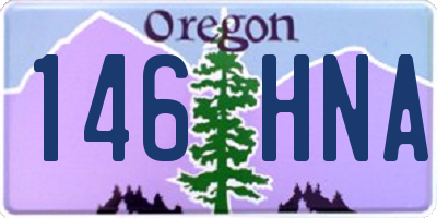 OR license plate 146HNA