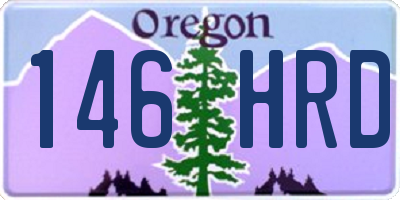 OR license plate 146HRD